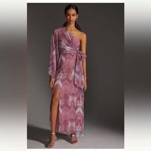 Anthropologie Nikita Mhaisalkar One-Shoulder Maxi Dress